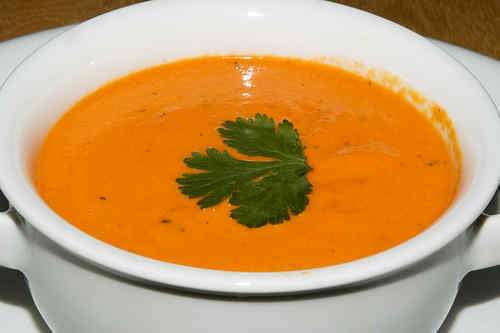 Photo of Roasted Bell Pepper and Tequila Soup