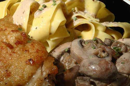 Photo of Chicken with Mushrooms in Marsala Cream Sauce