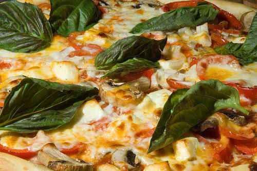 Photo of Pizza with Vegetables and Cheese