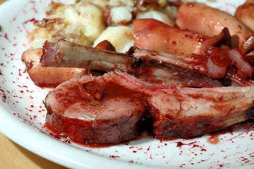 Photo of Lamb with Pomegranate Glaze