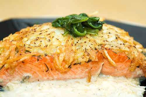 Photo of Salmon with Rösti Crust