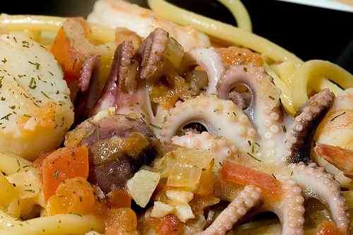 Photo of Seafood Pasta (closeup)