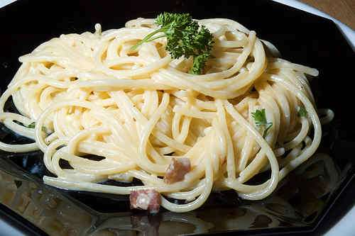 Photo of Spaghetti with Carbonara Sauce