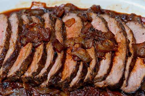 Photo of Marinated Tri-tip Roast in Caramelized Onion Sauce