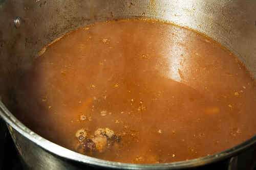 Photo of Turkey Soup (while simmering)